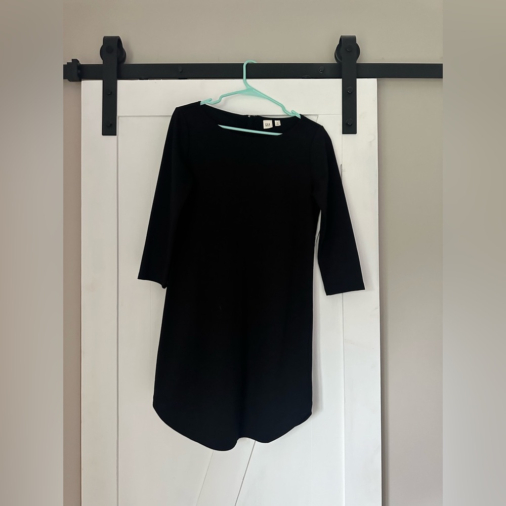 Long sleeve black dress